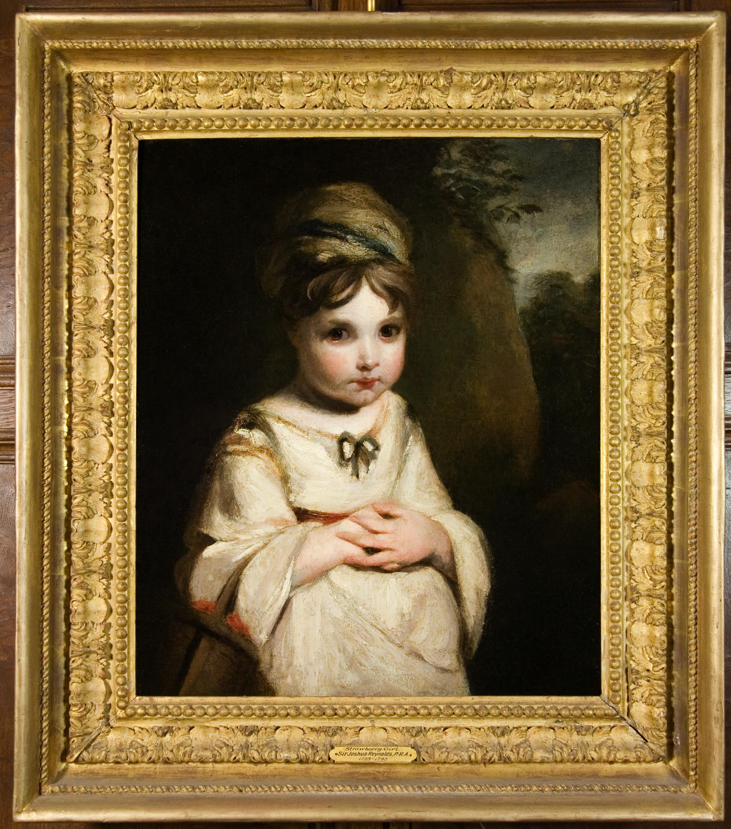 painting by Sir Joshua Reynolds of a young child