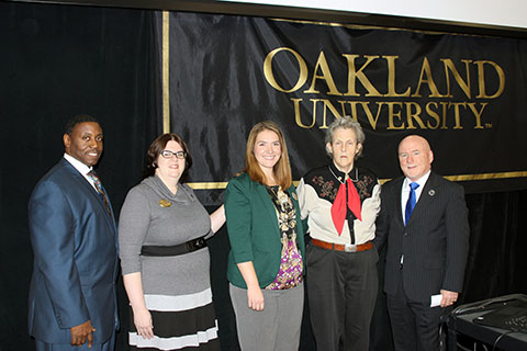 Temple Grandin and OU leaders
