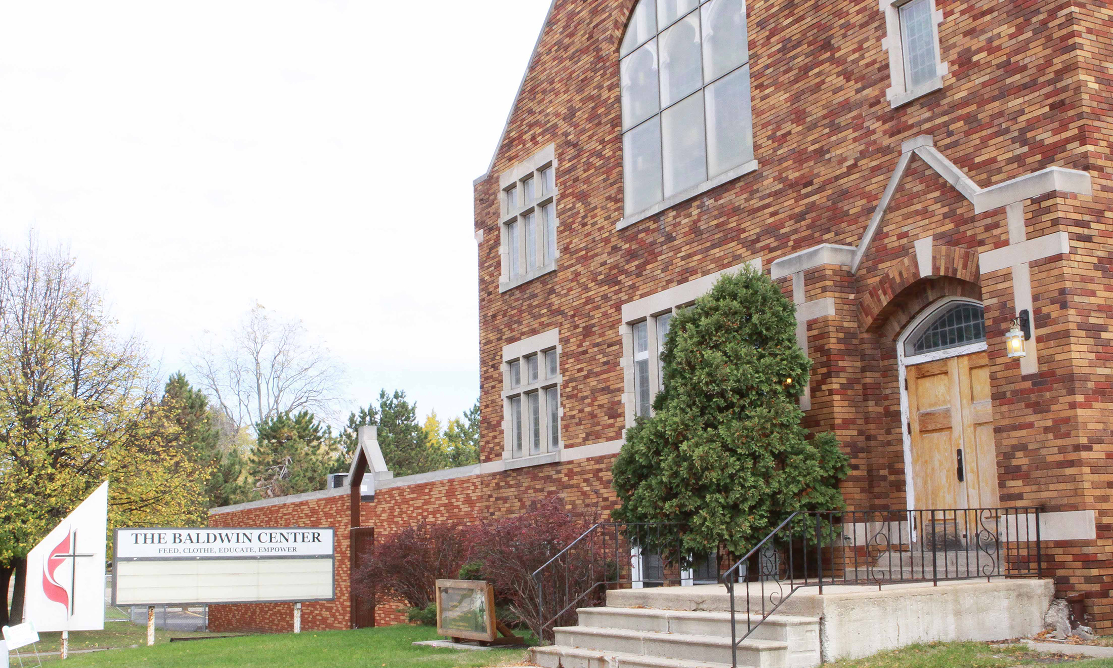 Outside image of Baldwin Center building