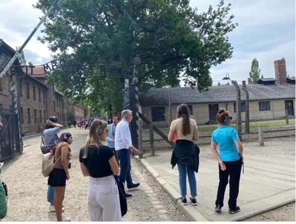 An image from the 2023 OUWB Study Trip to Auschwitz