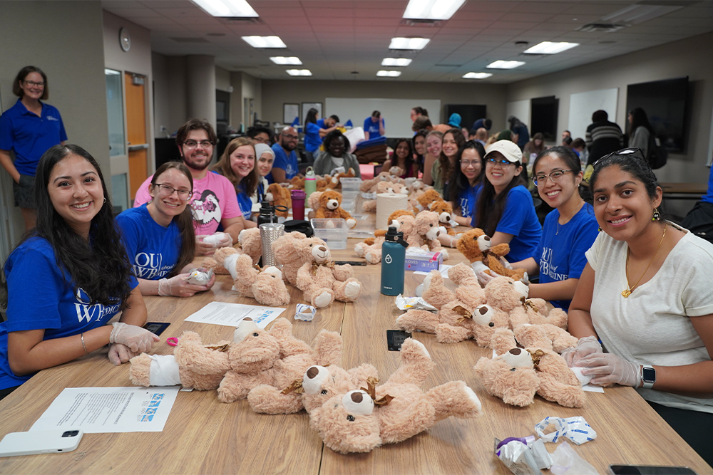 An image of OUWB students at the 2024 Day of Service