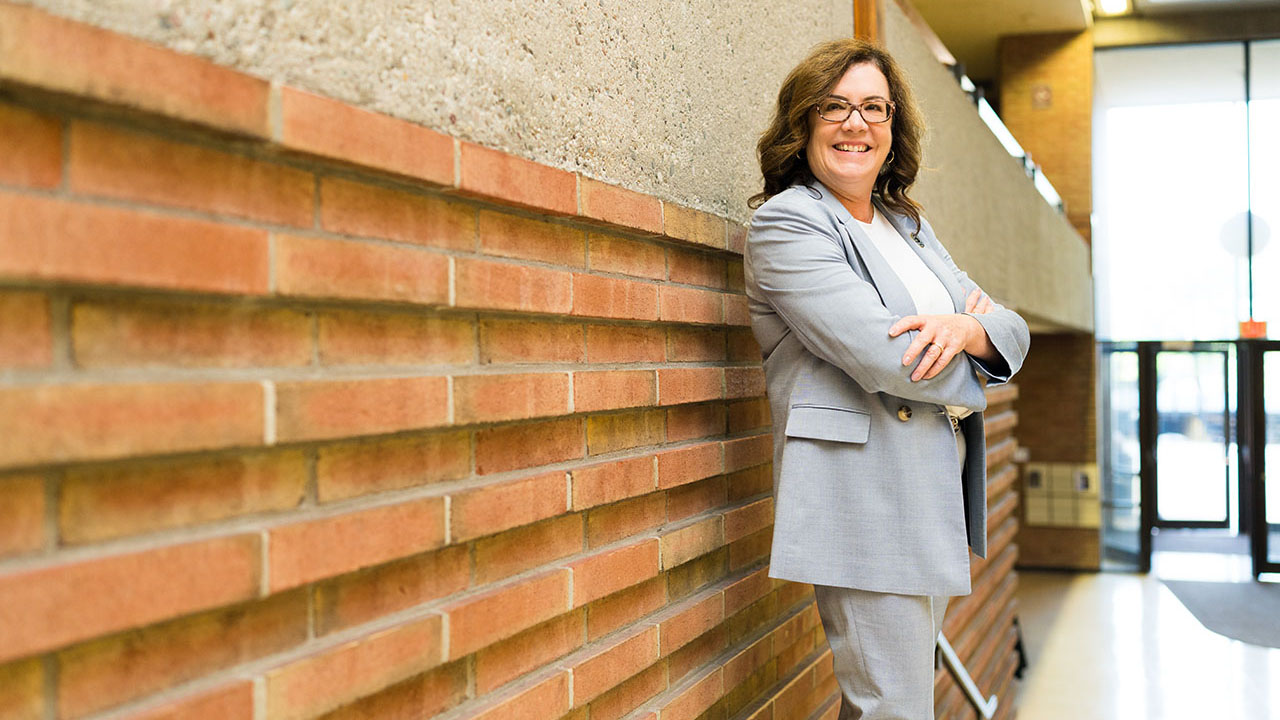 College of Arts and Sciences Dean Elaine Carey.