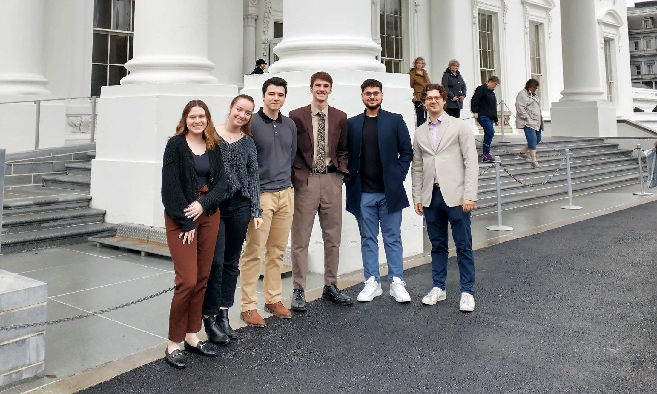 Six students presented at the Pi Sigma Alpha conference in Washington, D.C.