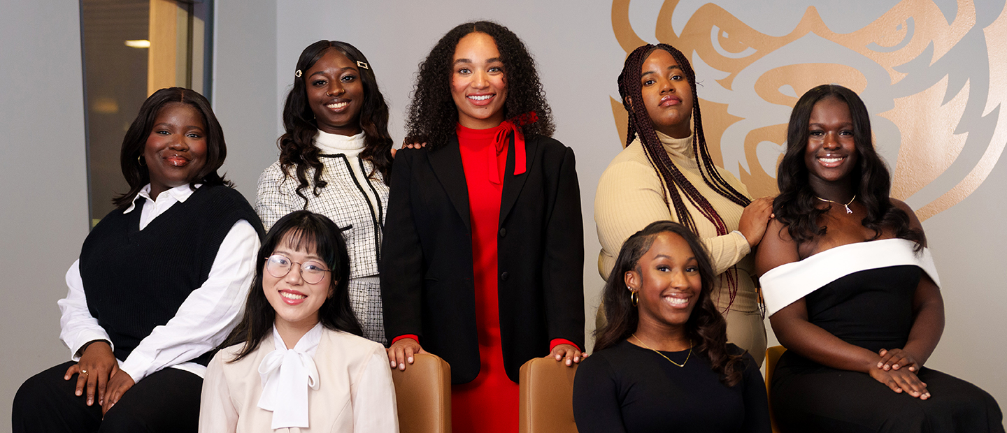 A group photo of the seven KOD scholarship winners.