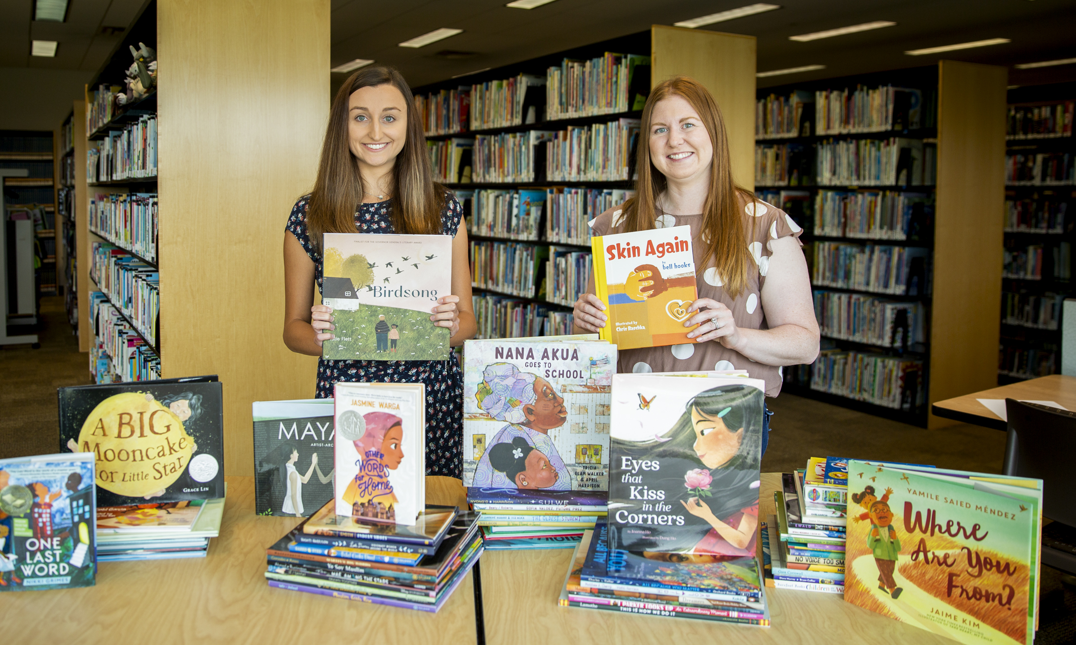 Alexandra Frontera and Emily Hawkin chosen as two recipients of the Connie and Tom Barr Classroom Library Endowment Fund