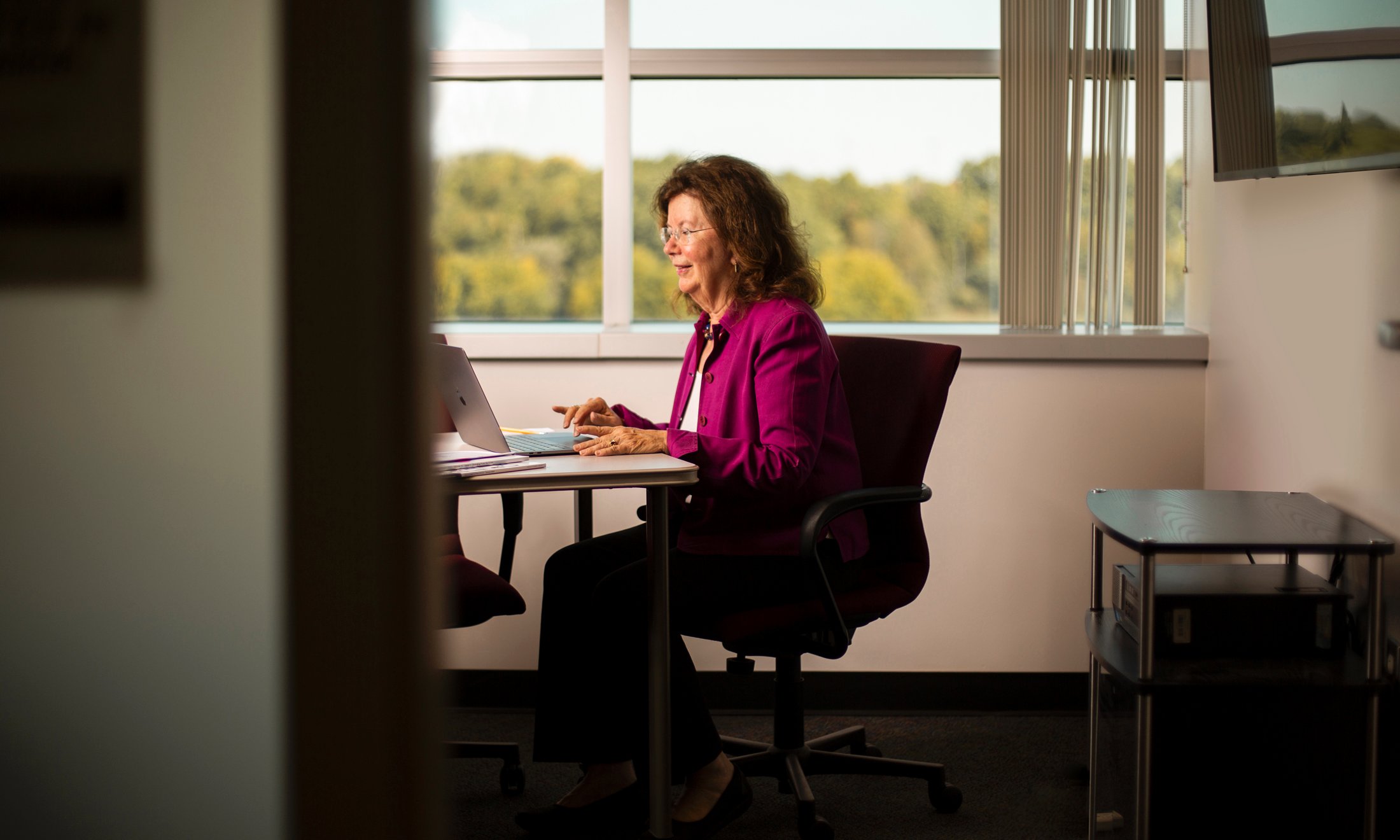 Professor Suzanne Klein, spearheaded an initiative to assist local school districts in providing their students and staff with the resources to plan for the return to learning