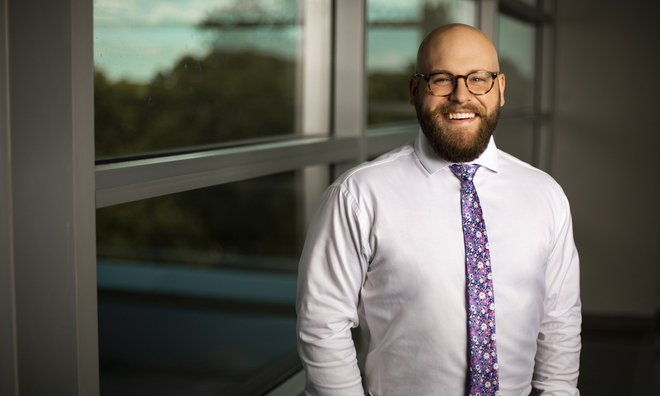 image of Brent Fragnoli, who is putting those values into action through his work with individuals impacted by autism at Marshall University