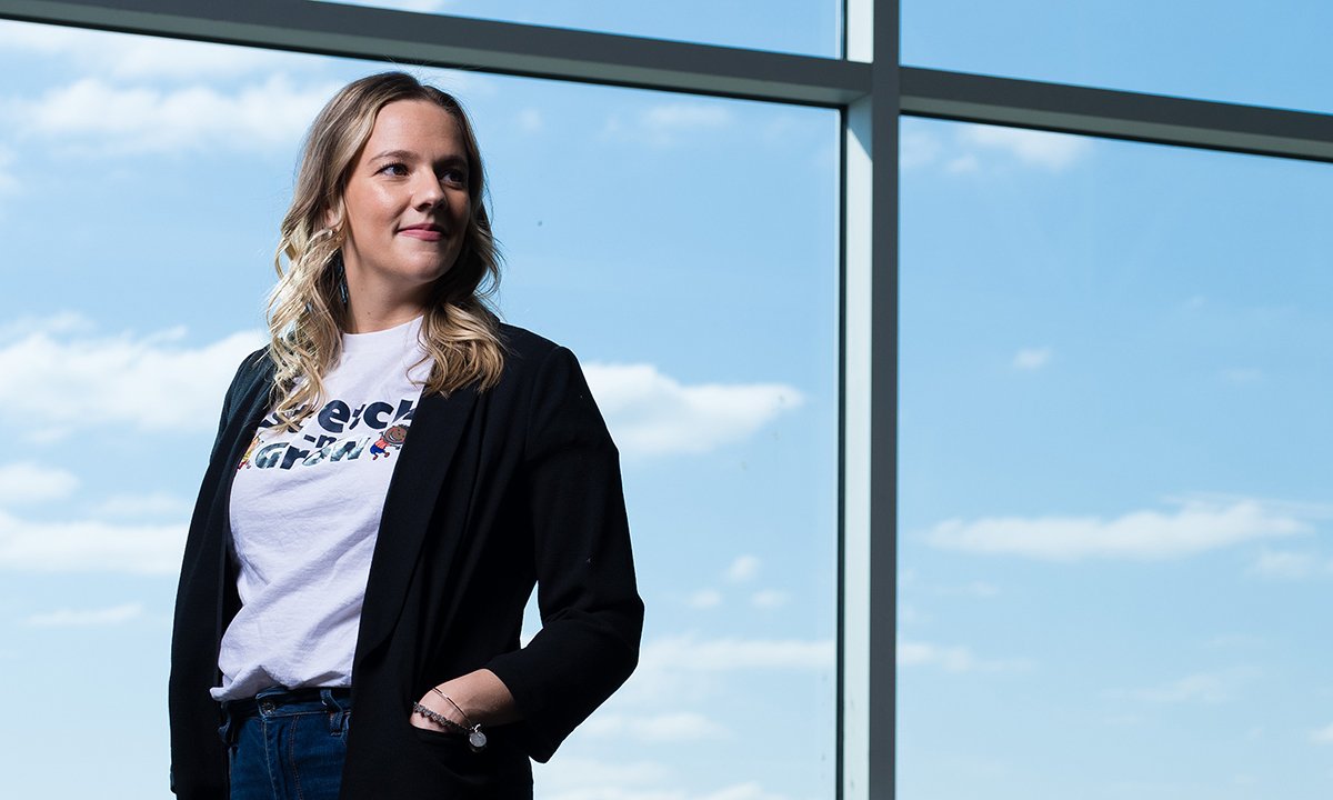 Olivia Schwager posing for the camera