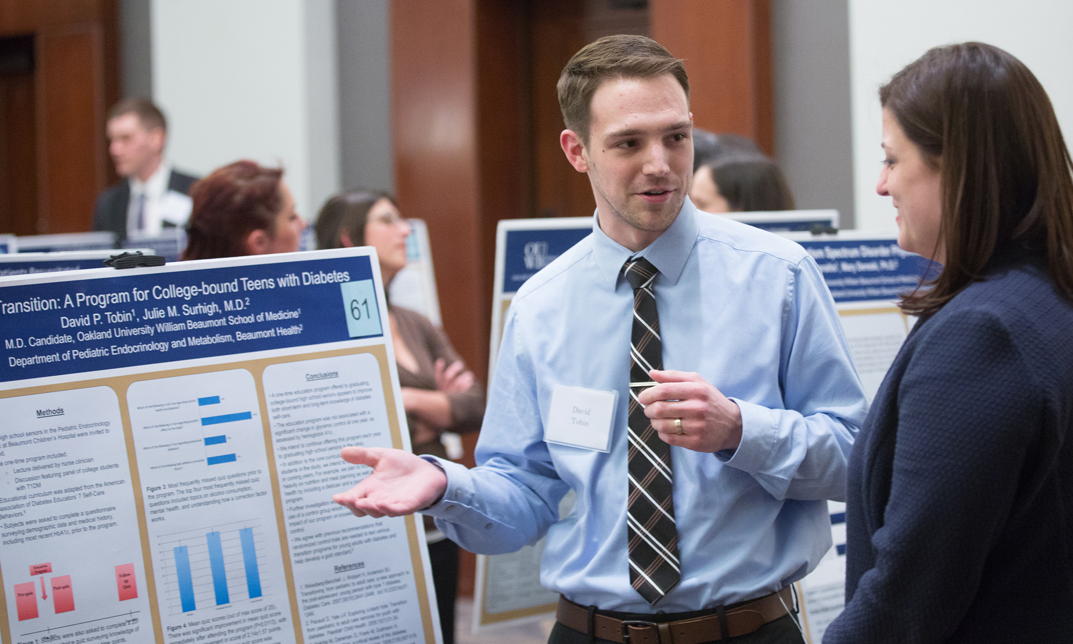 An image of Dr. Tobin as a student