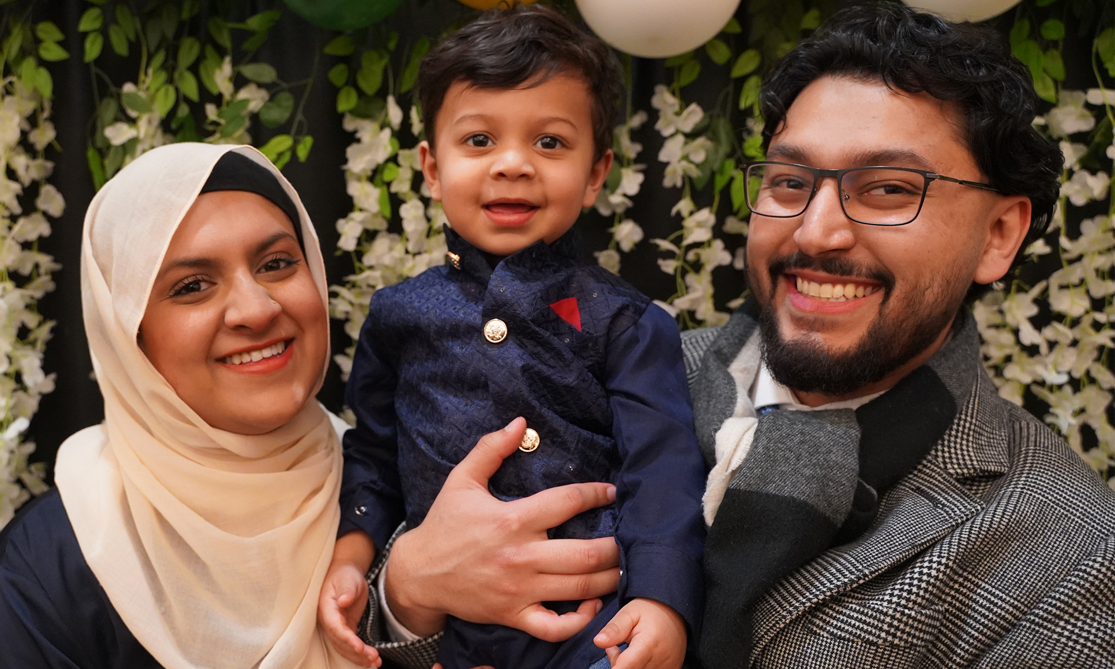 Nabeeha Shakil-Ahmad and her family