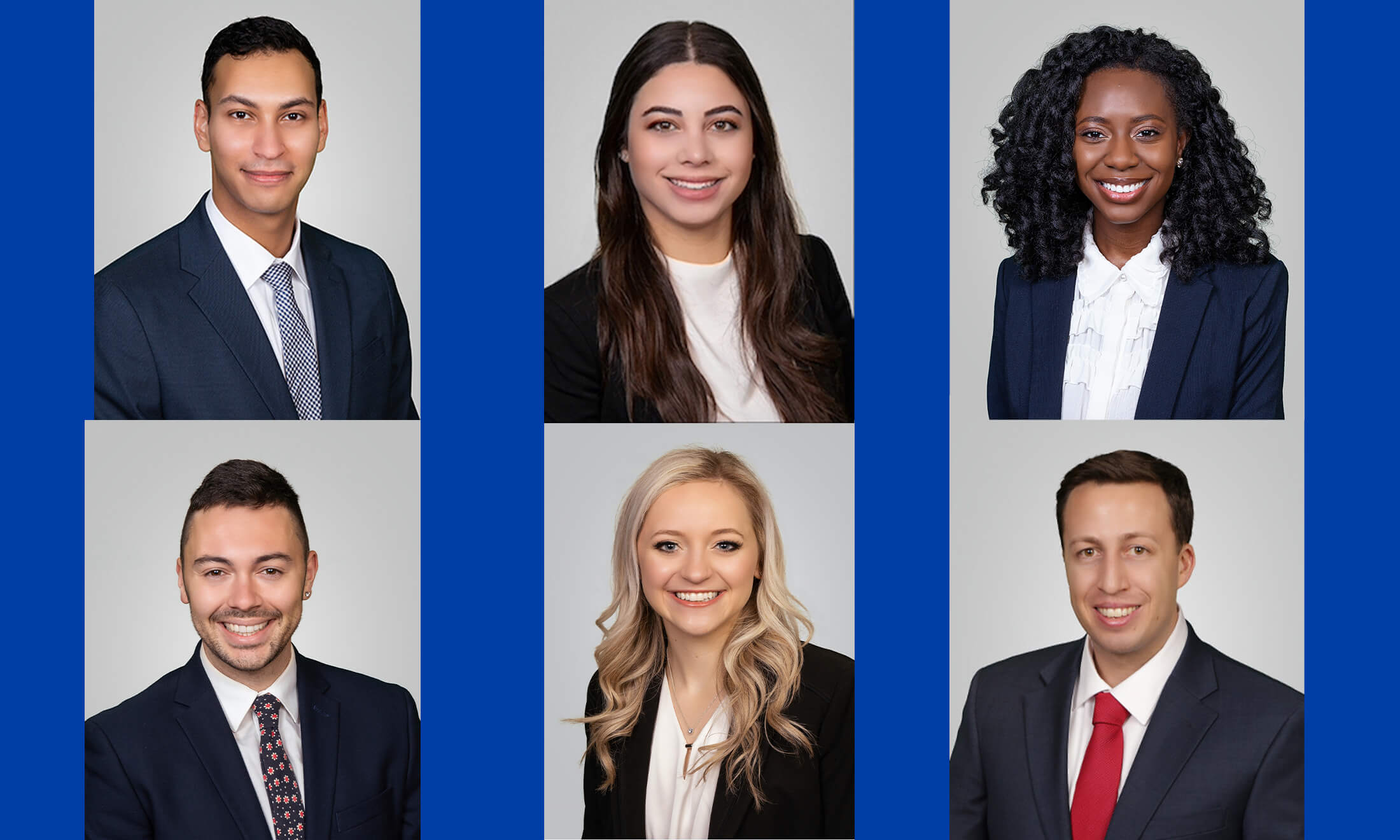 Headshots of students who won clerkship awards