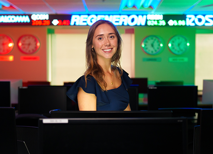 Mariella in computer lab