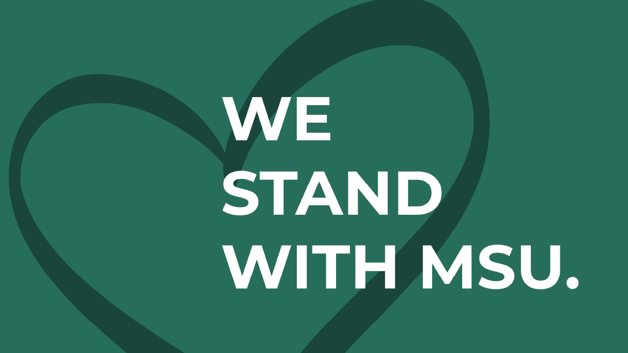 stand with msu graphic