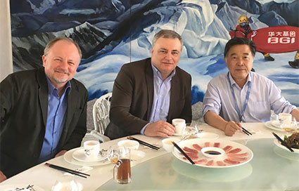 Study co-authors at BGI