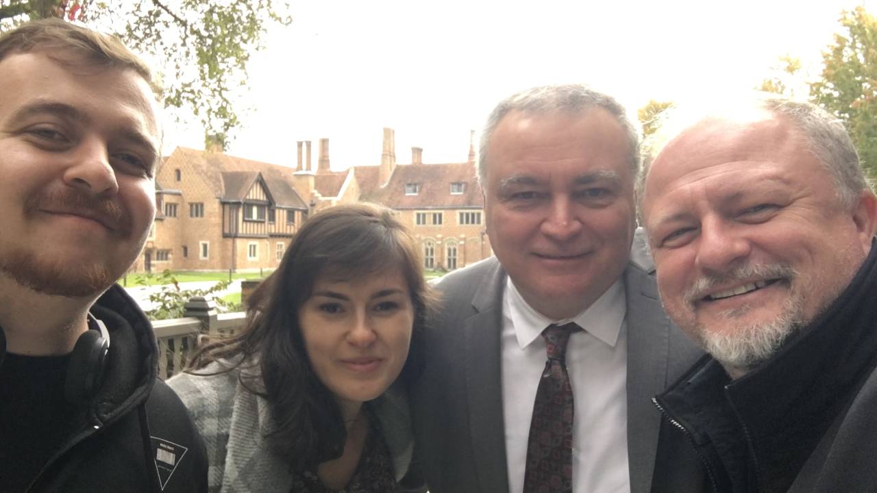 Walter Wolfsberger, Khrystyna Shchubelka, Volodymyr Smolanka and Taras Oleksyk