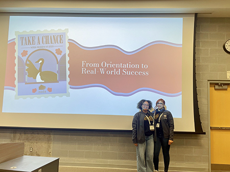 Kendall Bluestein and Shamiah Woods