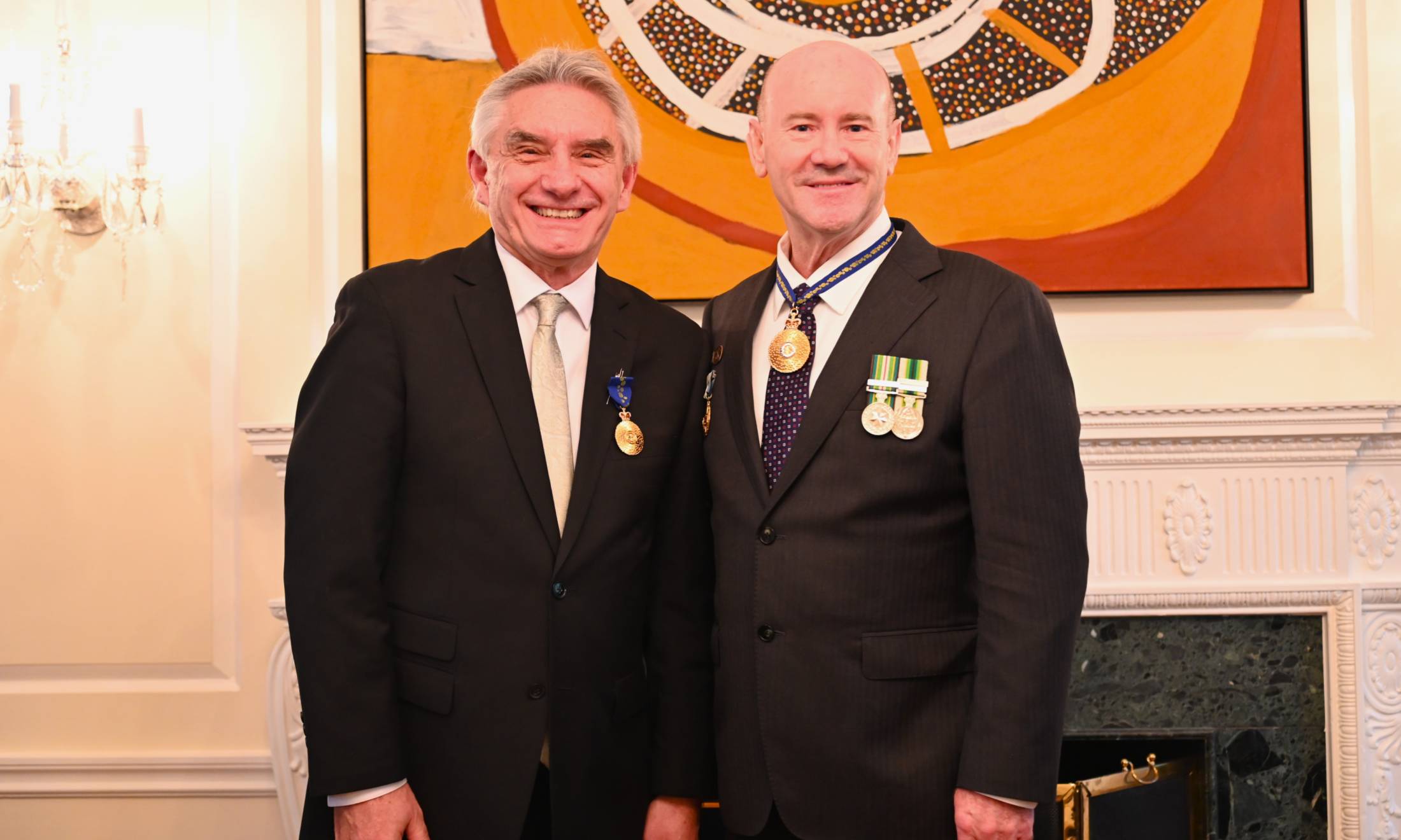 Graeme Harper and Australian Ambassador to the United States Greg Moriarty