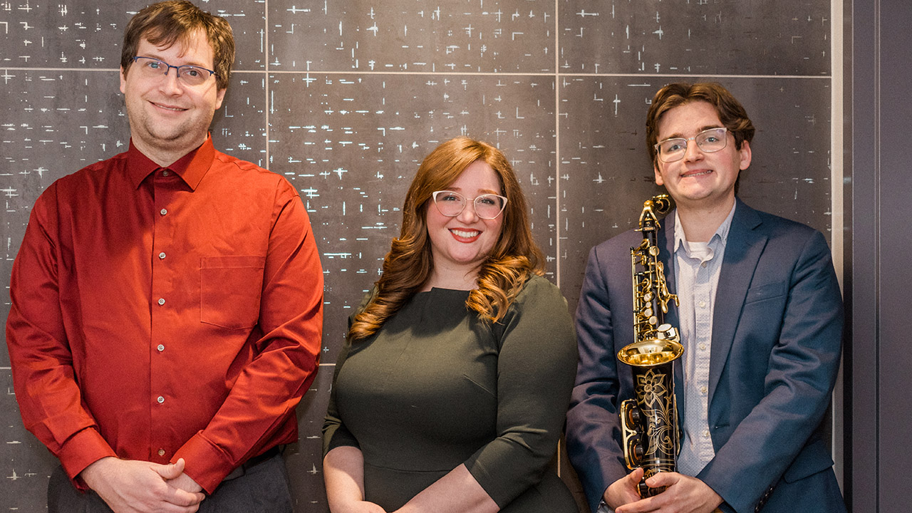 Joseph Walters, Olivia Donnel and Tyler Hewett