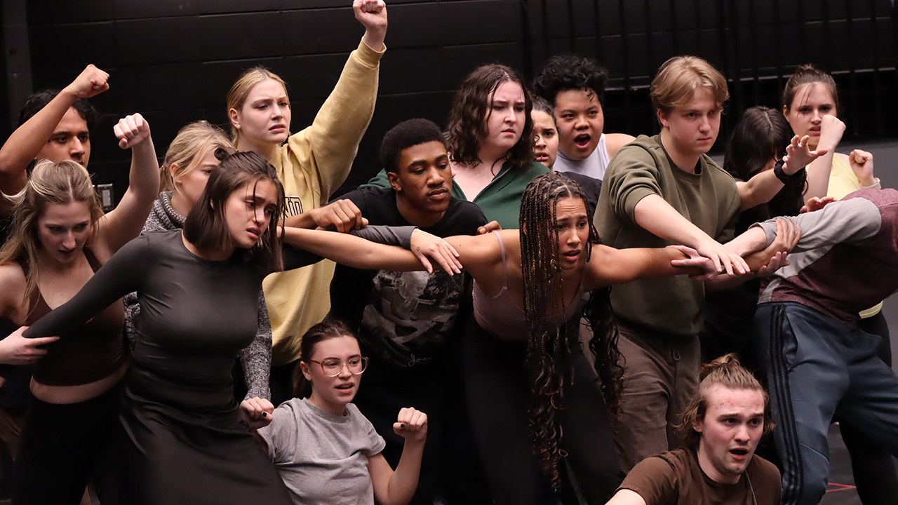 Jesus Christ Superstar rehearsal