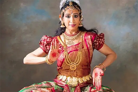 Lalitha Ramamoorthy, a dancer and choreographer with the Stone Sound Collective.