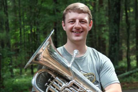 40th annual Leonard Falcone International Euphonium and Tuba Solo Competition Semifinalist Levi Hardy