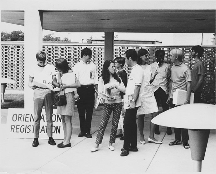 An image showing the attire of the 1960's