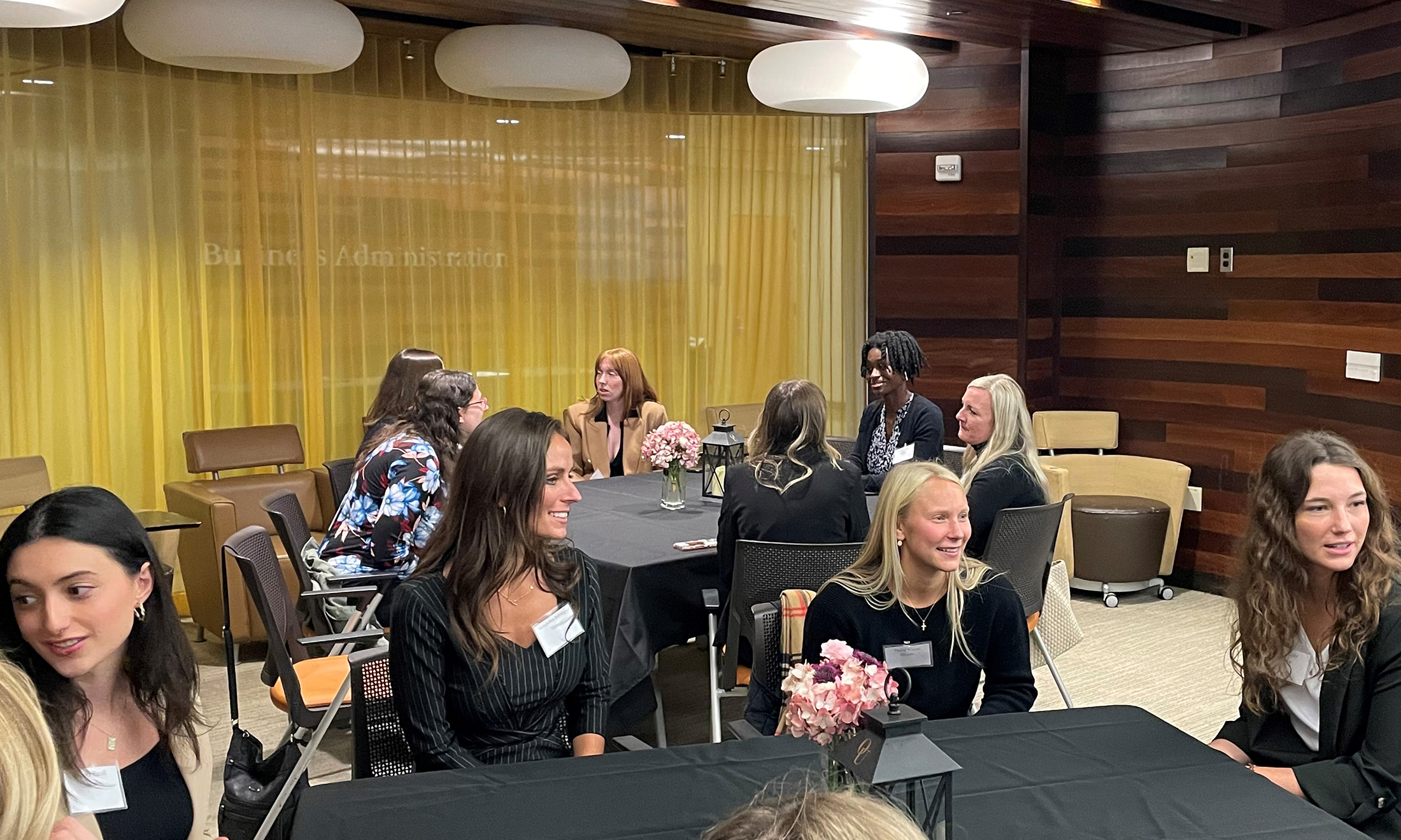 People sitting at a table