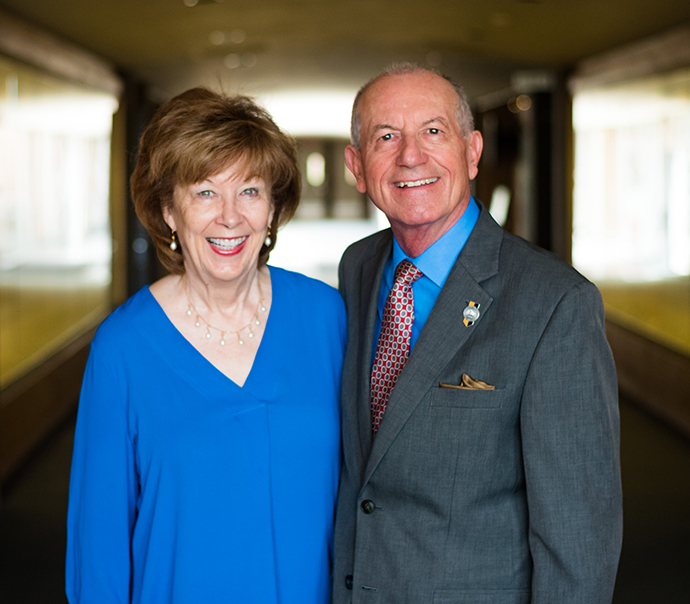 A photo of Barbara and Phil Williams