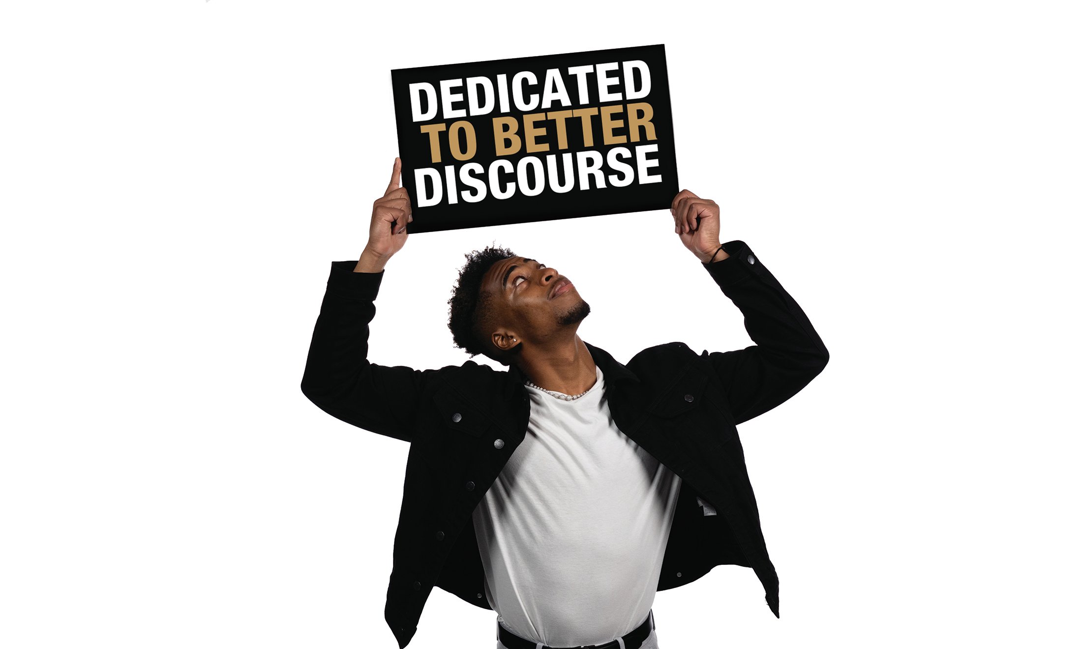 someone holding up a 