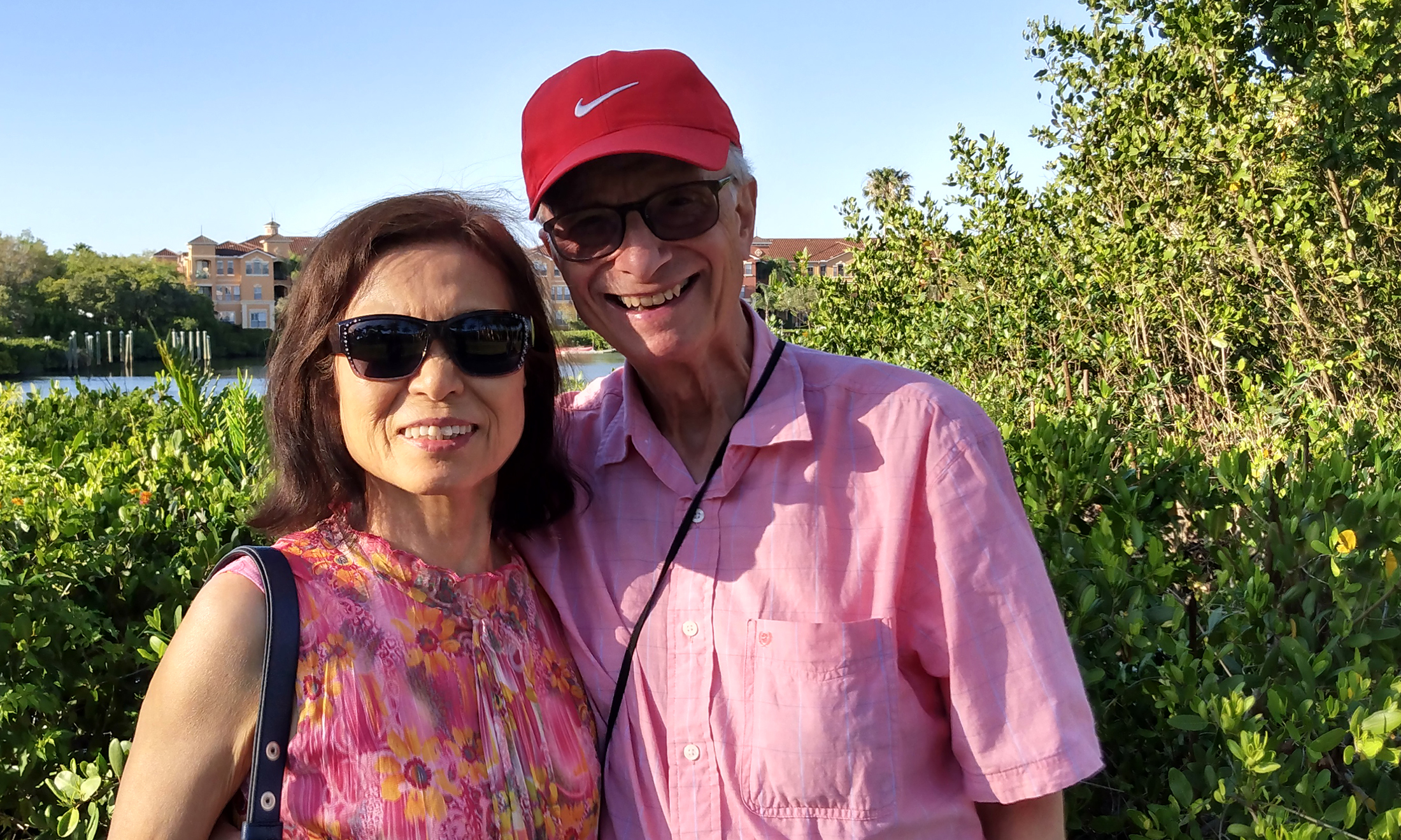 Two people smiling for a photo