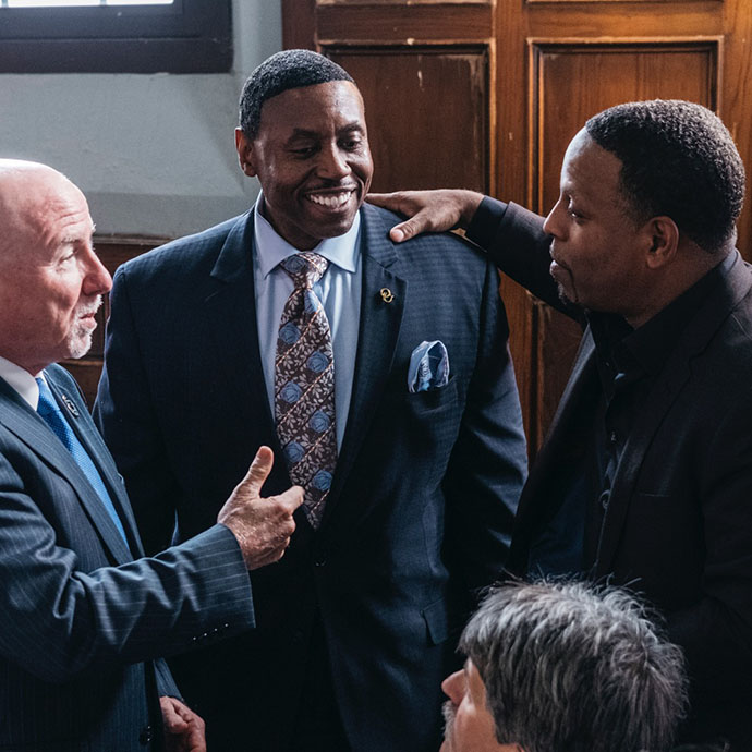 Glenn McIntosh and Kaino Phillips