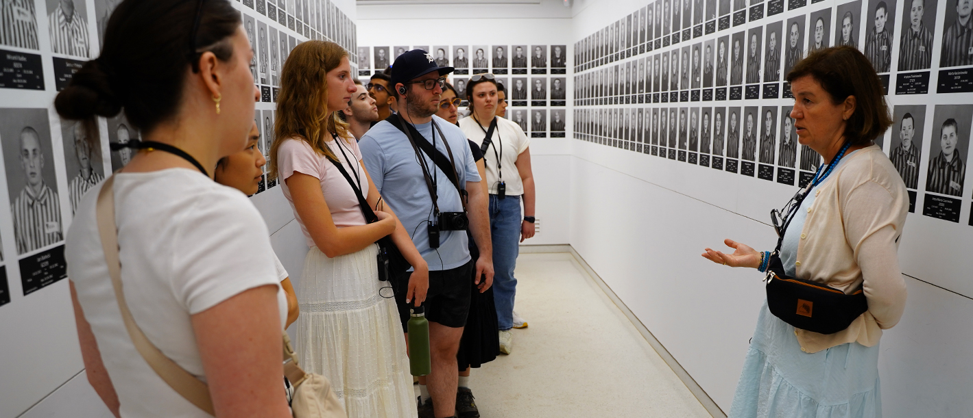 An OUWB cohort at Auschwitz in 2026