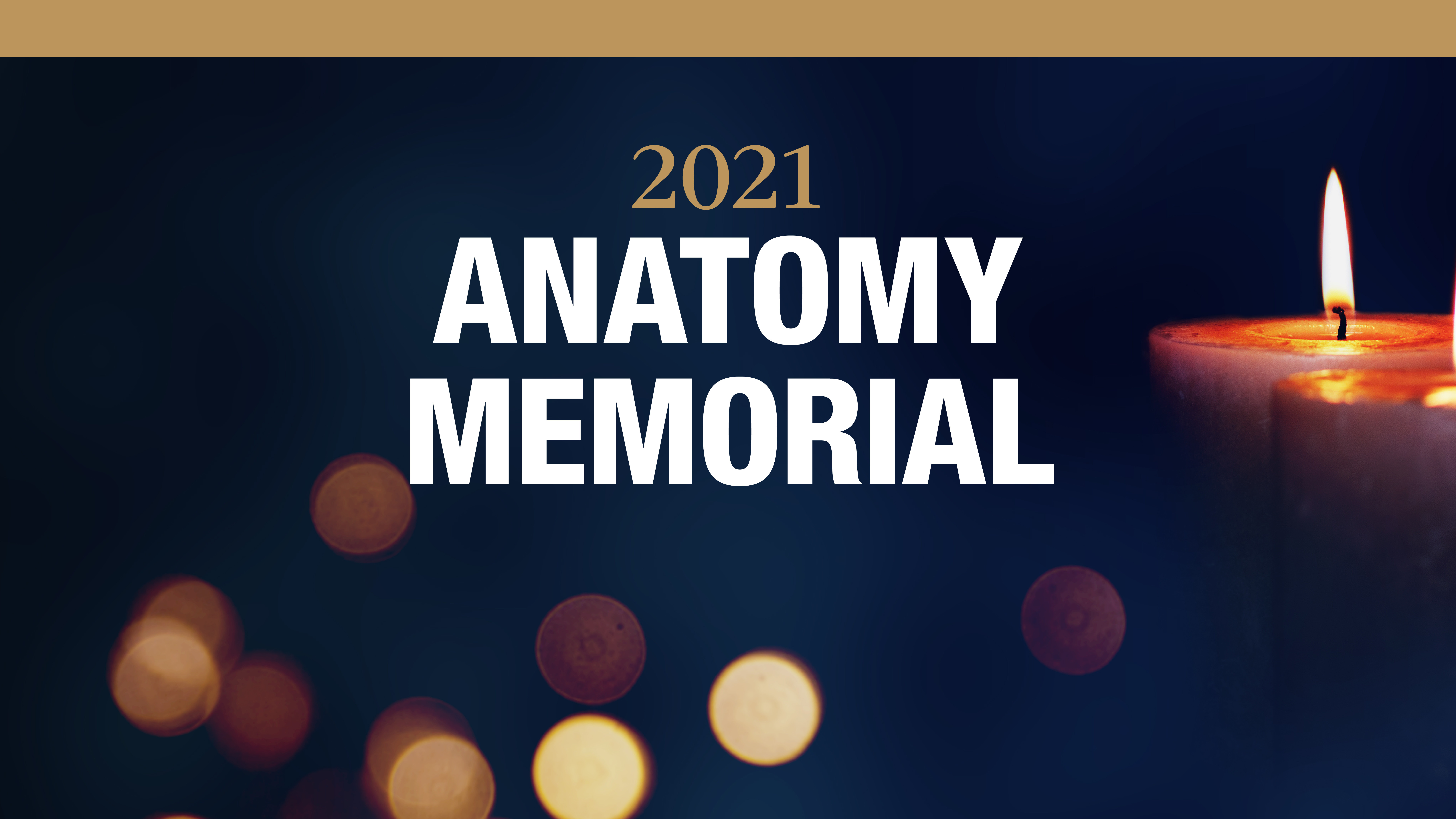 An image of a sign advertising the 2021 anatomy memorial