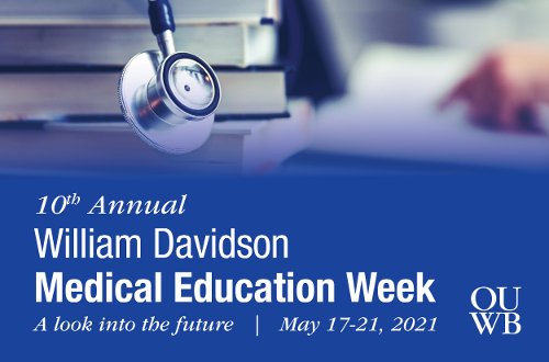 An image of an advertisement for Med Ed Week