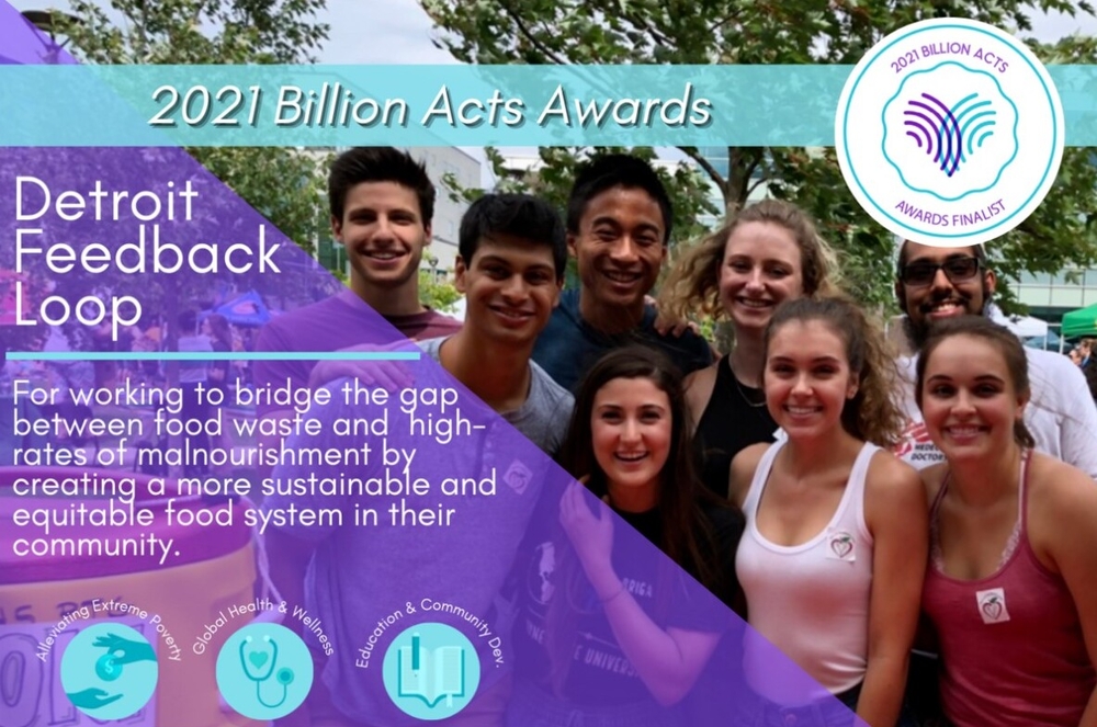 An image announcing the group as a finalist