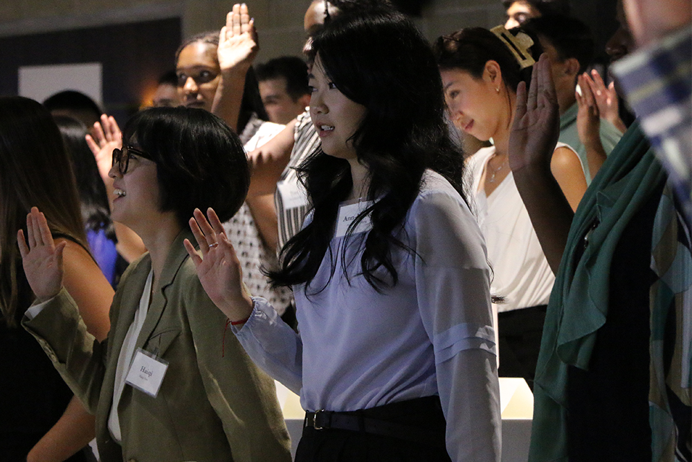 An image from the 2023 OUWB orientation