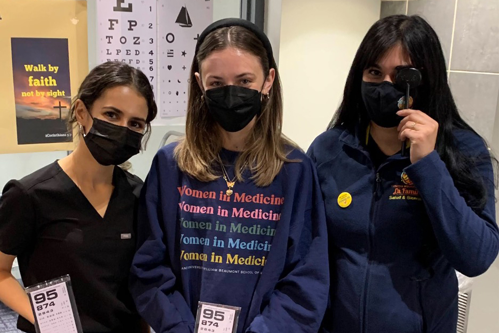 An image of the team behind the screening