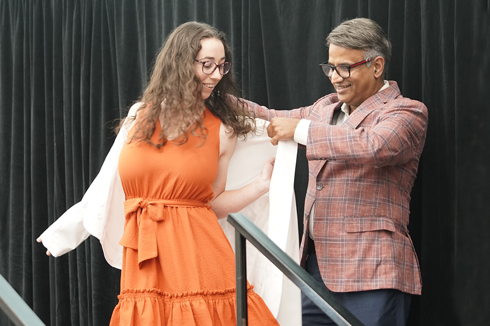 An image from the 2024 OUWB White Coat Ceremony