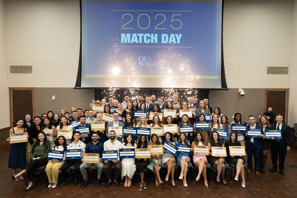 An image of the Class of 2025 on Match Day