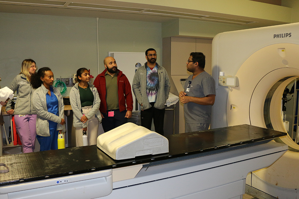An image from the radiation oncology skills night