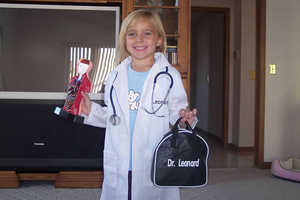 An image of Alli Leonard as a youngster