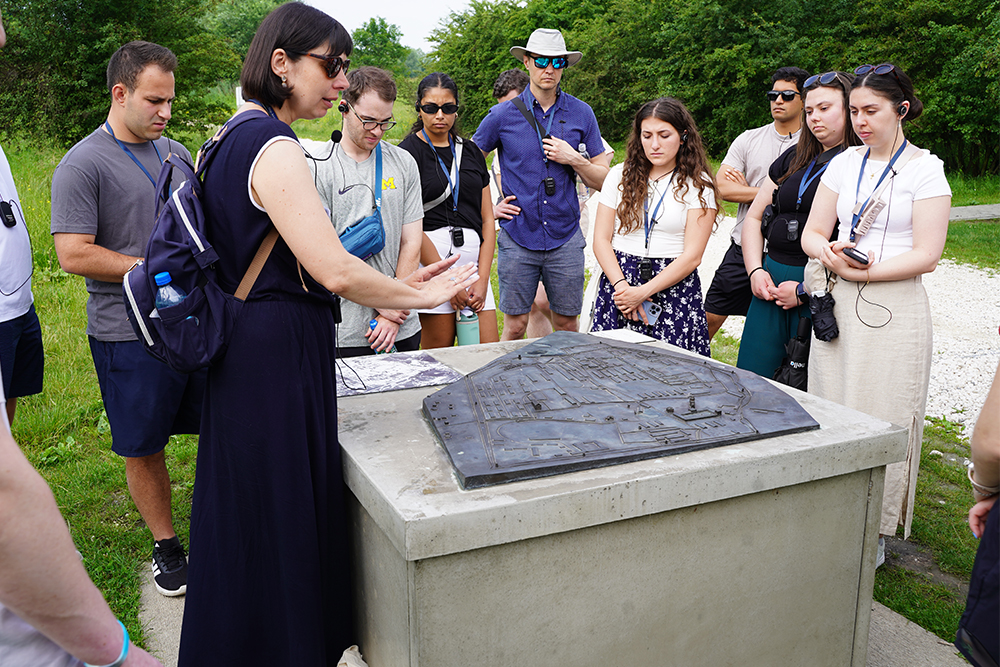 Students visit Plaszow