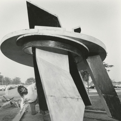 “Motherswell” - sculpture by Joseph Wesner, 1988