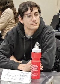 Xavier Iriarte was a grad student participant in the event